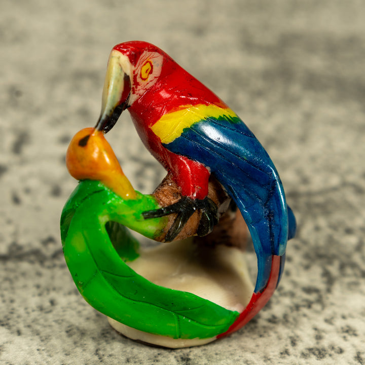 Macaw Parrot Bird Tagua Carving