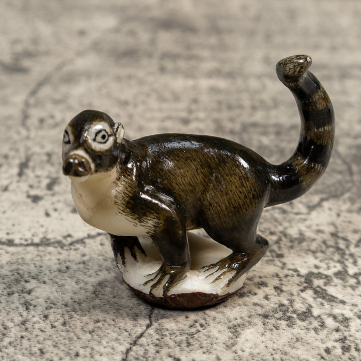 Gorgeous Coatimundi Tagua Carving