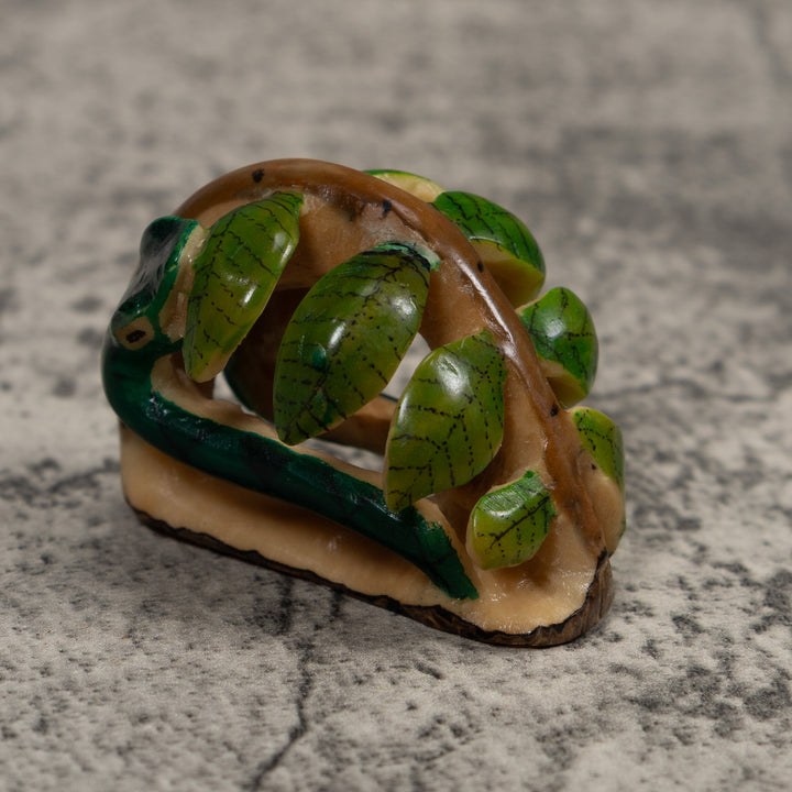 Rainforest Foliage Tagua Carving