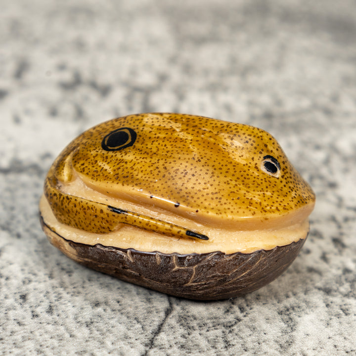 Ocean Stingray Tagua Carving