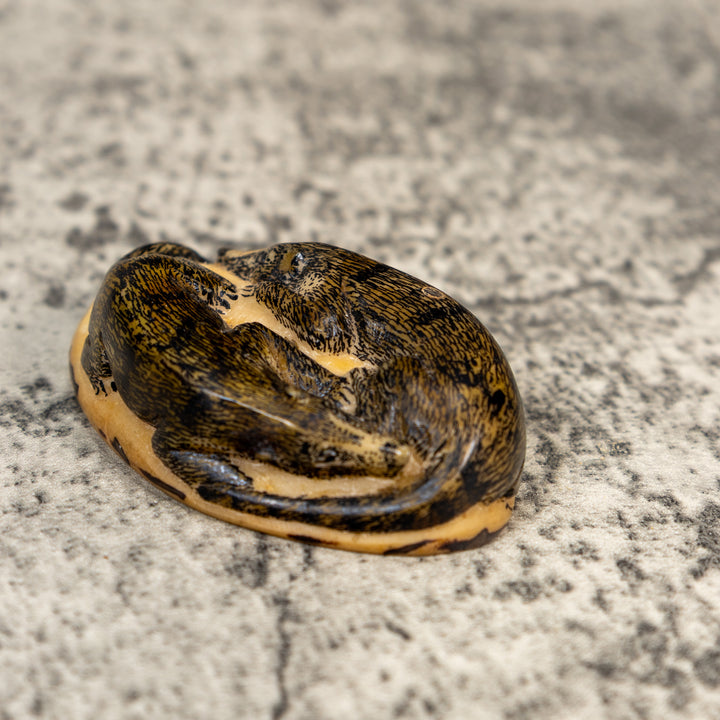 Double Coatimundi Tagua Carving