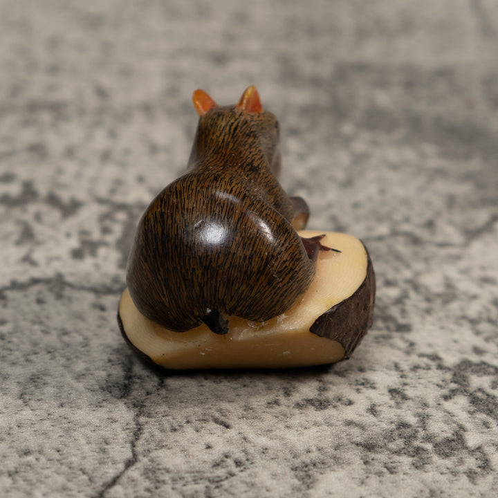 Neque Agouti Conejo Pintado Tagua Carving