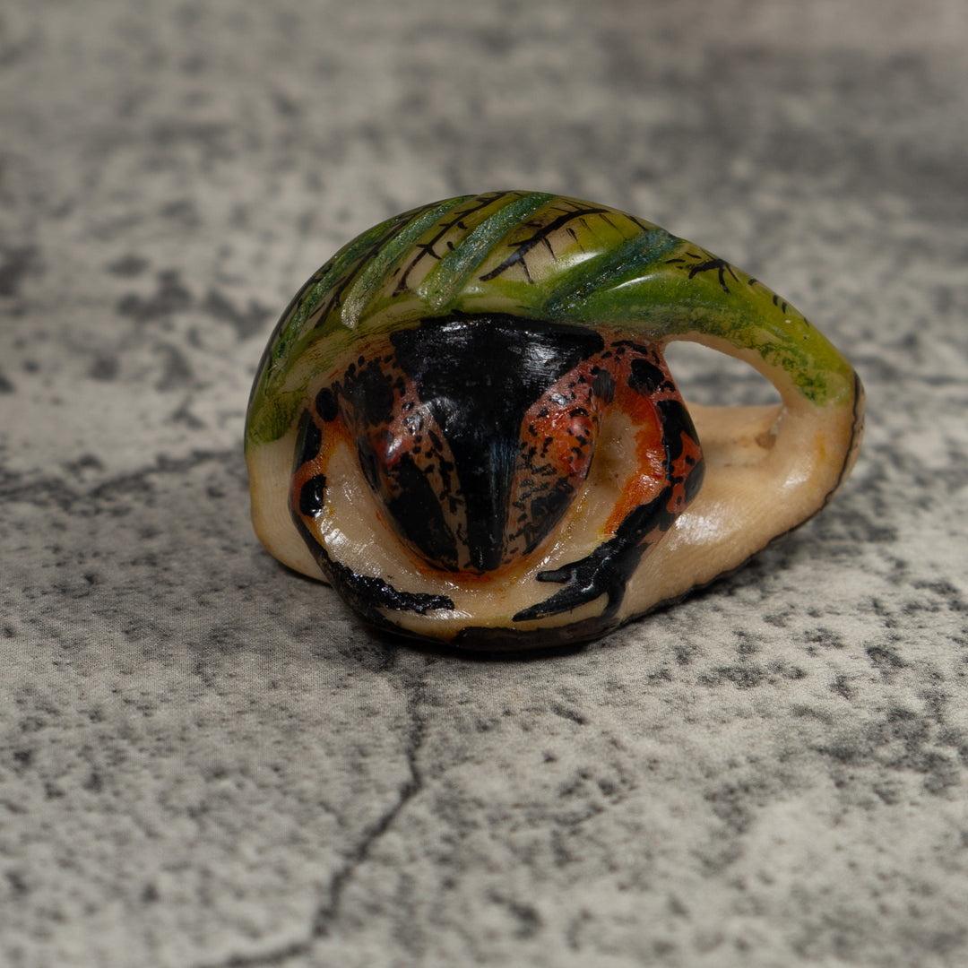 Strange Frog Tagua Carving