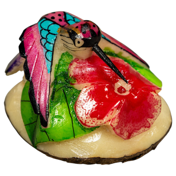Hummingbird Tagua Carving