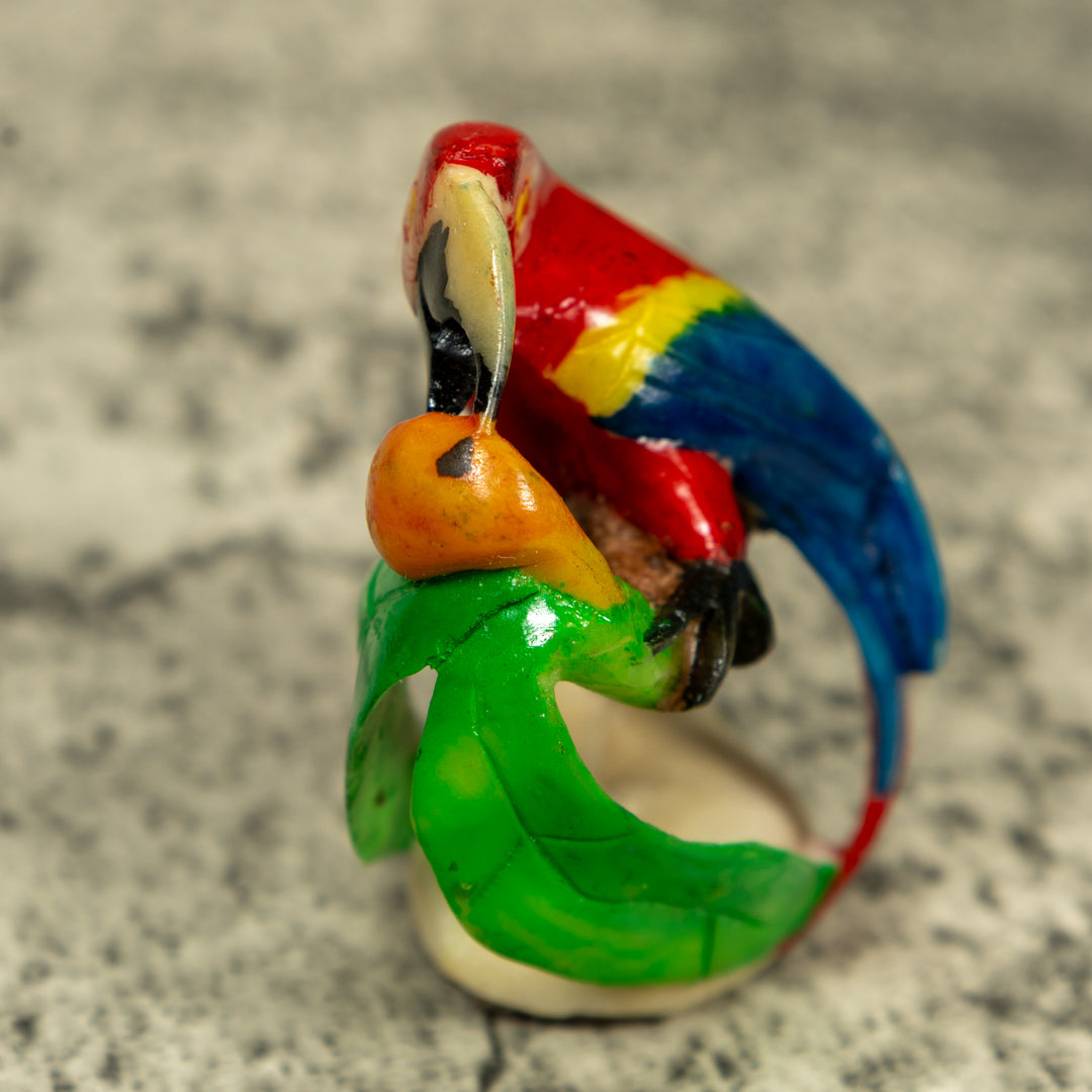 Macaw Parrot Bird Tagua Carving