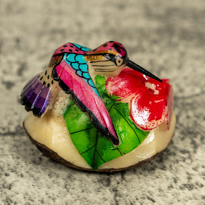 Hummingbird Tagua Carving