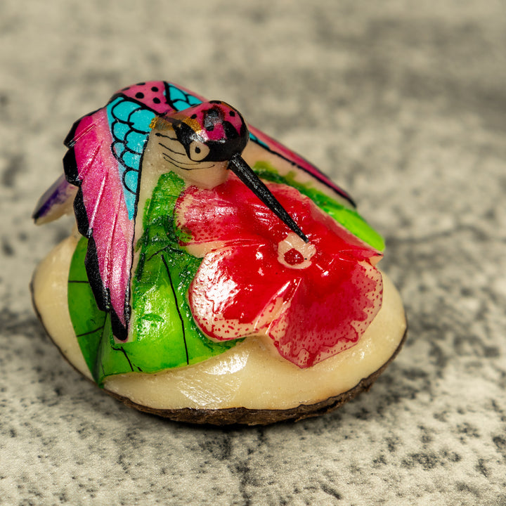 Hummingbird Tagua Carving