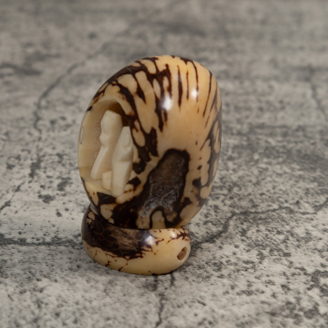 Christmas Creche Tagua Carving