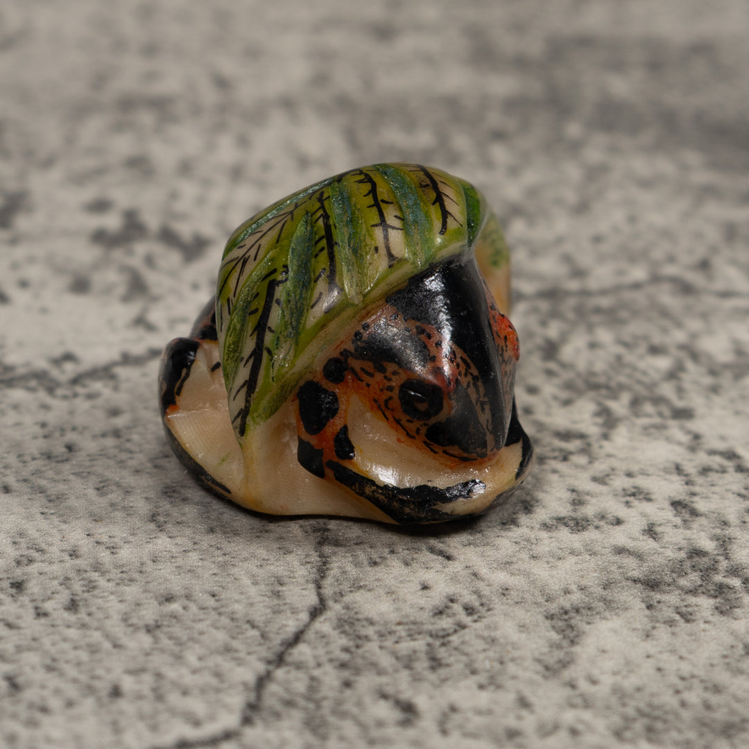 Strange Frog Tagua Carving