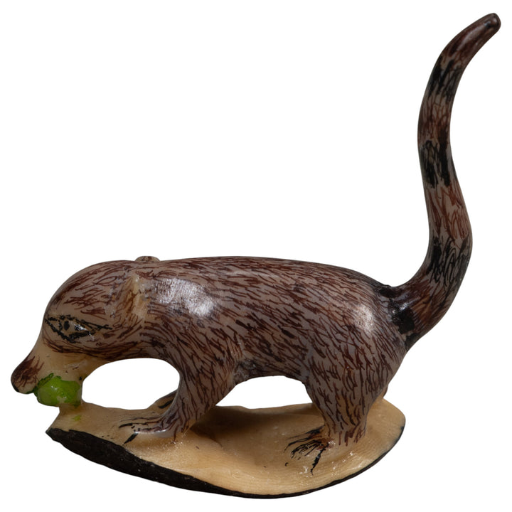 Coatimundi Tagua Carving