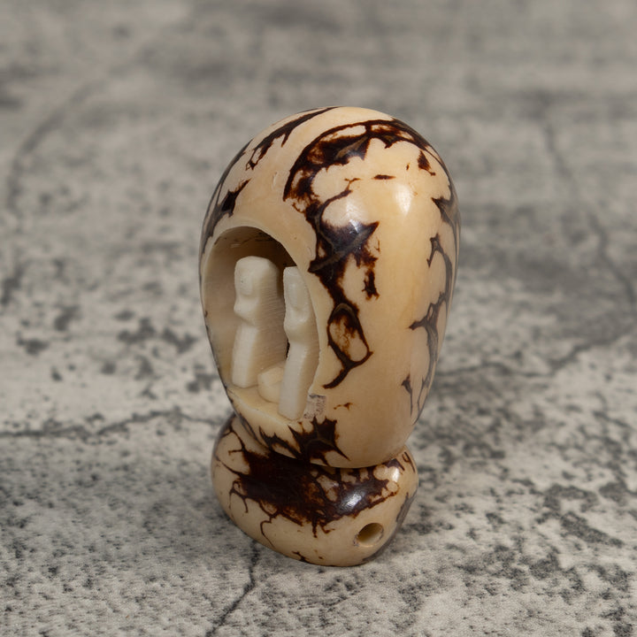 Christmas Creche Tagua Carving
