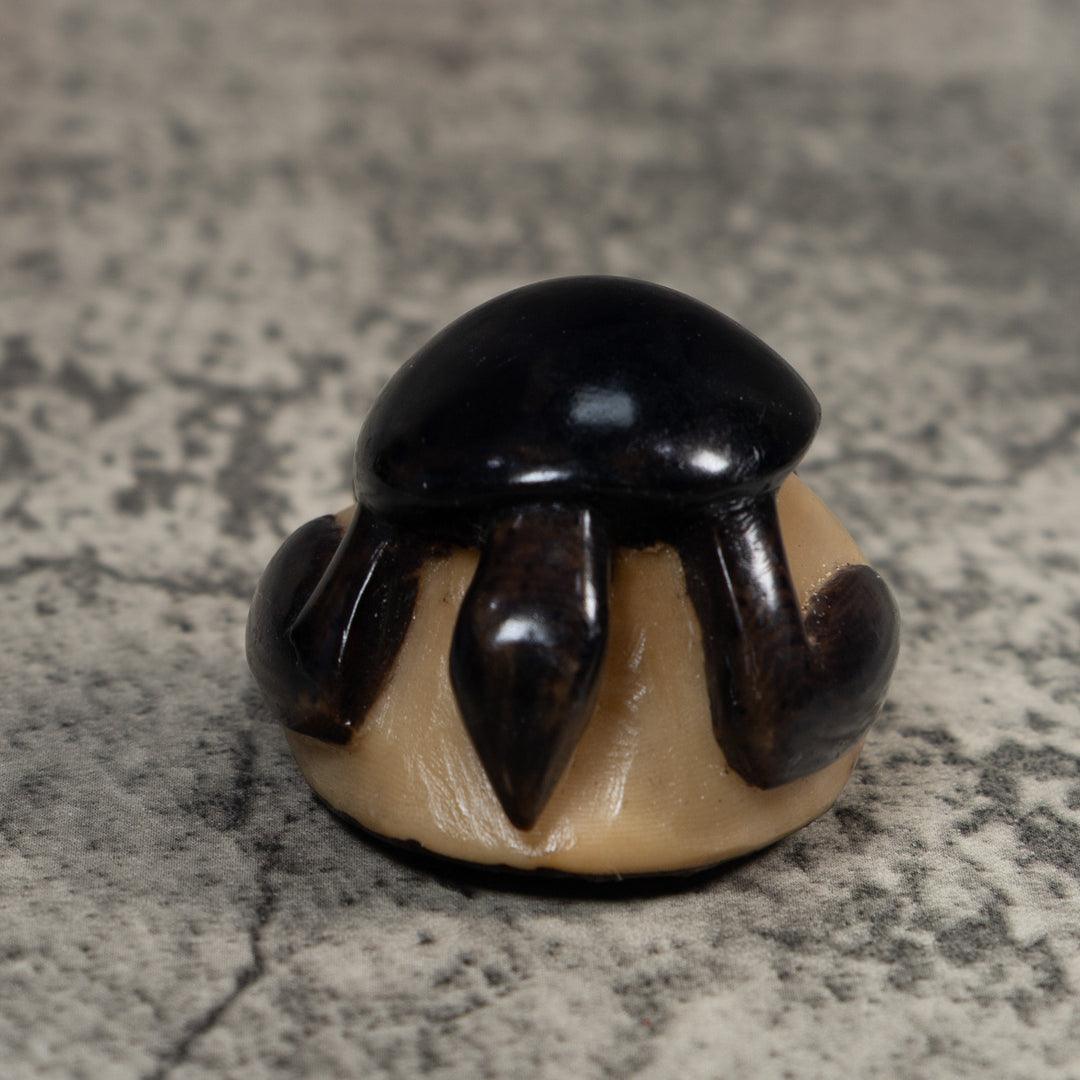 Vintage Black Turtle Tagua Carving