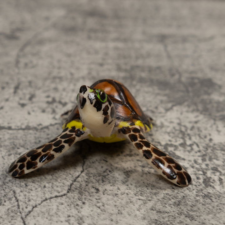 Large Sea Turtle Tagua Carving