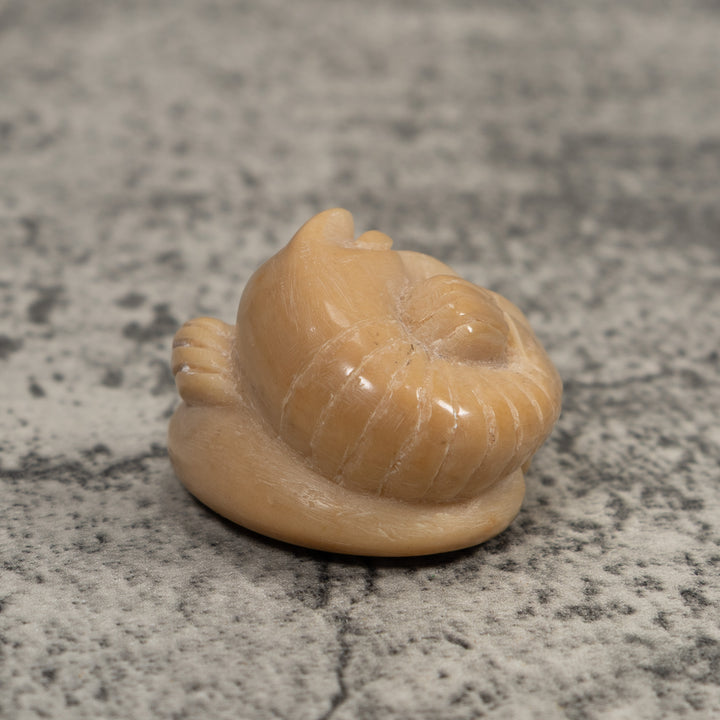 Vintage White Shrimp Tagua Carving