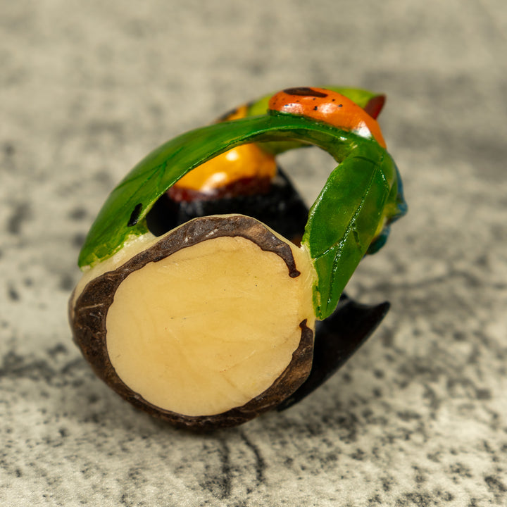 Toucan Parrot Bird Tagua Carving