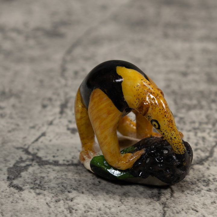 Anteater With Termite Nest Tagua Carving