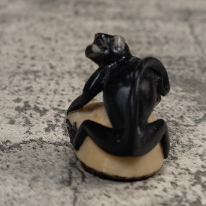 Black Howler Monkey Tagua Carving