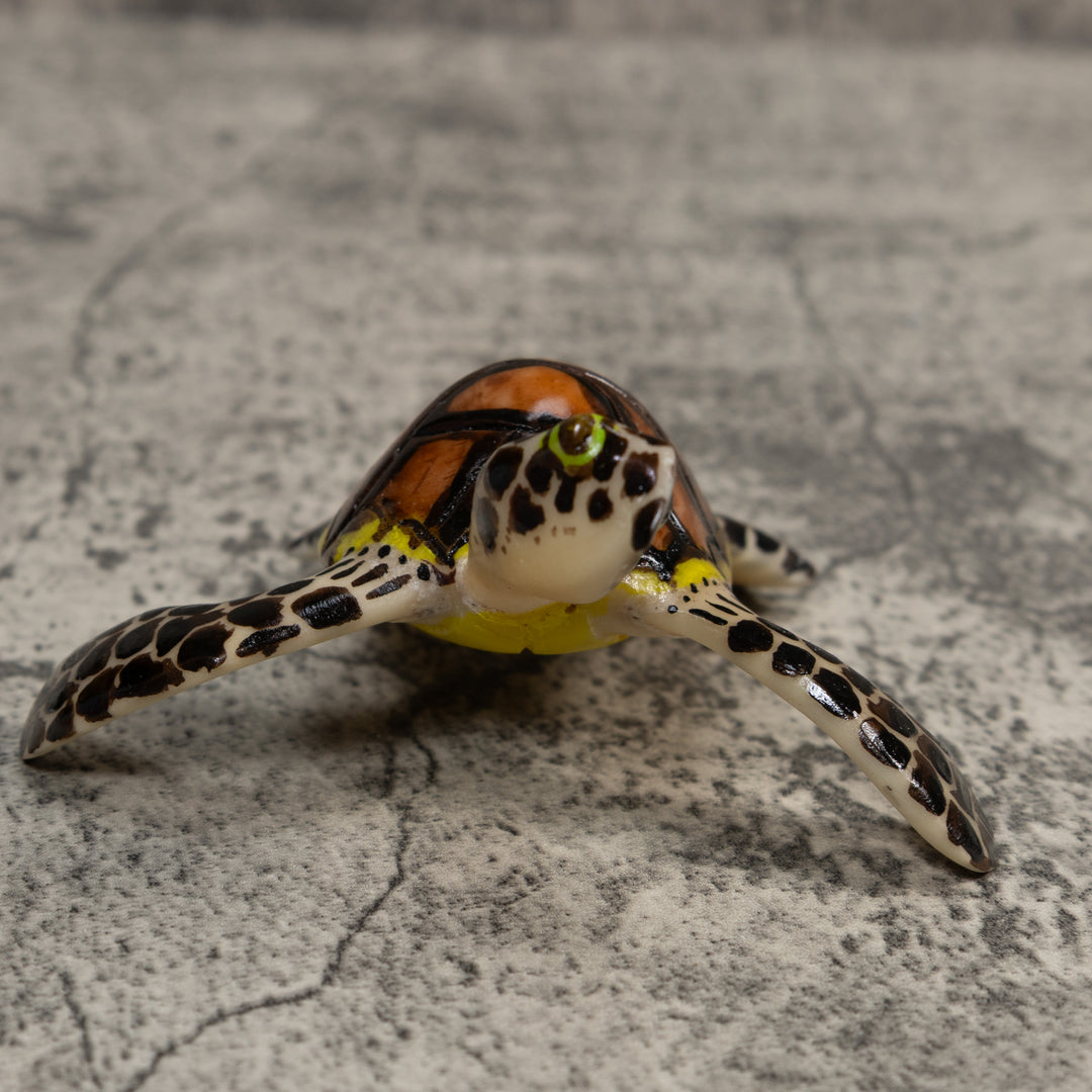 Large Sea Turtle Tagua Carving