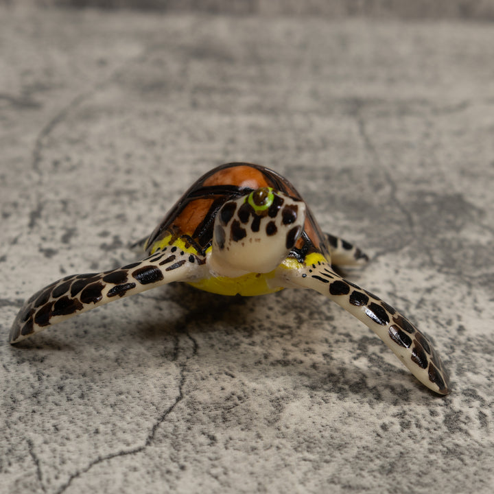 Large Sea Turtle Tagua Carving