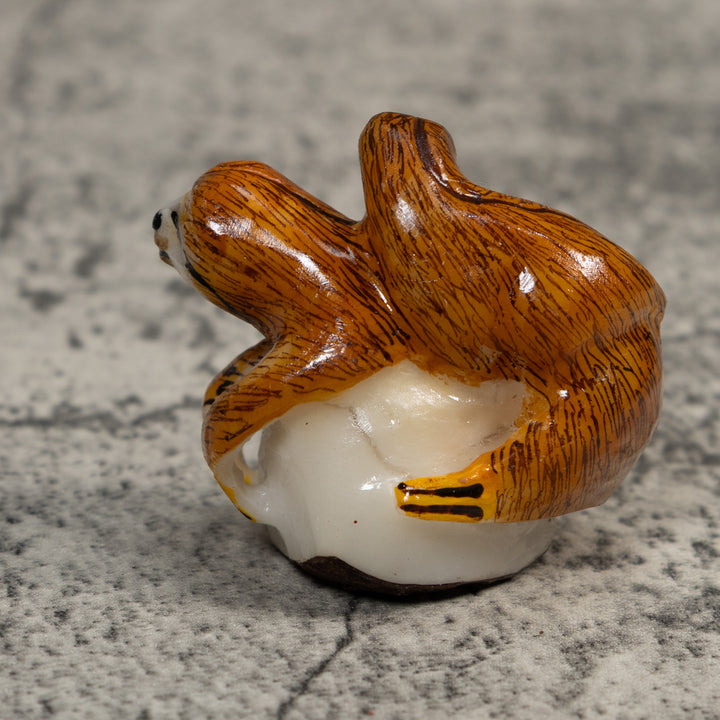 Sloth With Cub Tagua Carving