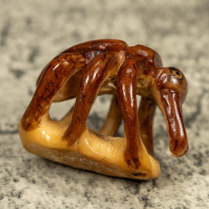 Vintage Brown Ant Insect Tagua Carving
