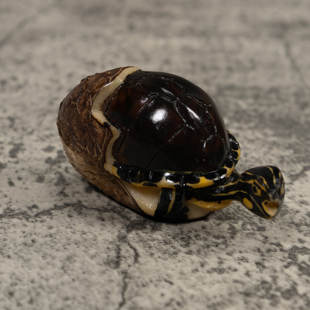 Tortise and Egg Tagua Carving