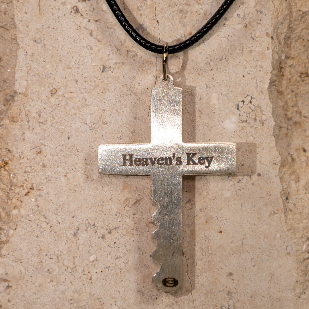 The Key to Heaven Sterling Silver Medium Pendant