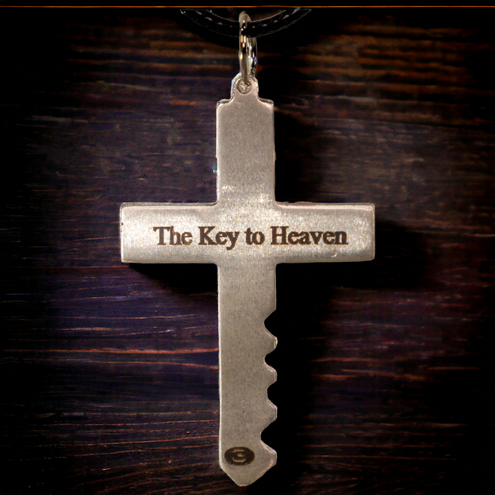 The Key to Heaven Sterling Silver Medium Pendant