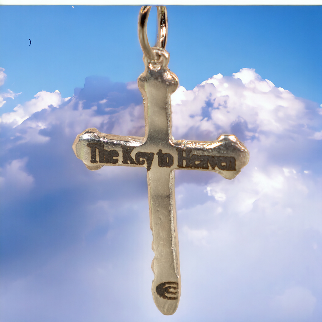 The Key to Heaven Sterling Silver Small Pendant