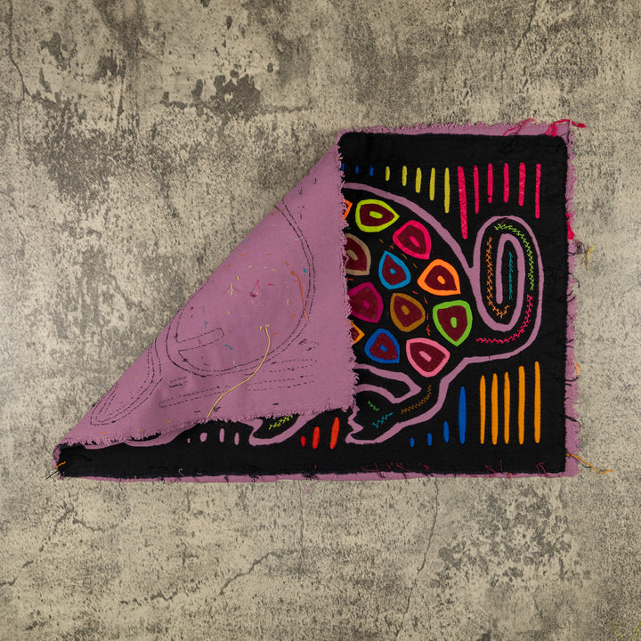 Black And Purple Jungle Critter Mola