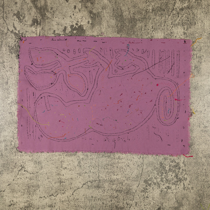 Black And Purple Jungle Critter Mola