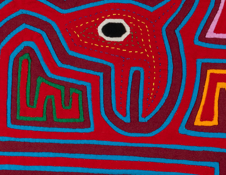 Red And Blue Loch Ness Monster Mola