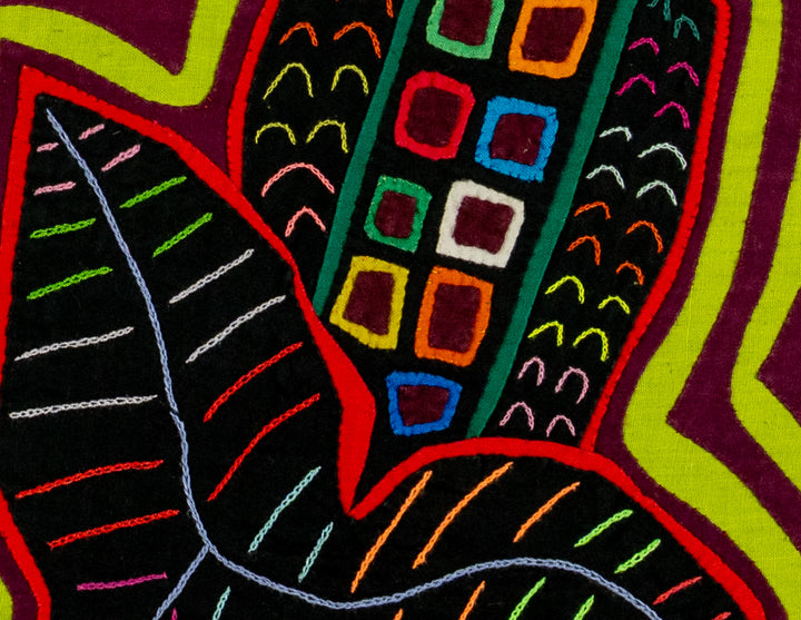 Burgundy And Chartreuse Tulip Flower Mola