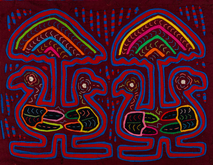 Maroon Water Off A Duck Back Mola