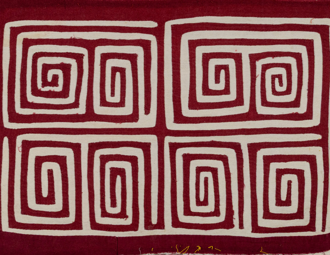Burgundy And White Classic Design Mola