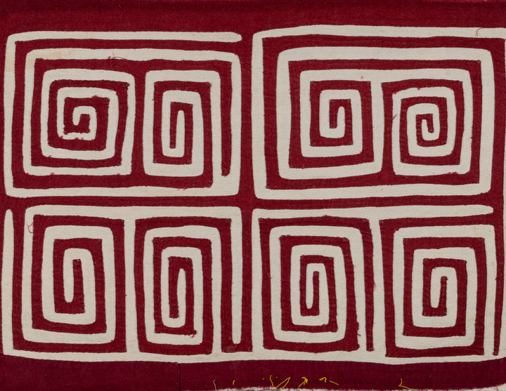 Burgundy And White Classic Design Mola