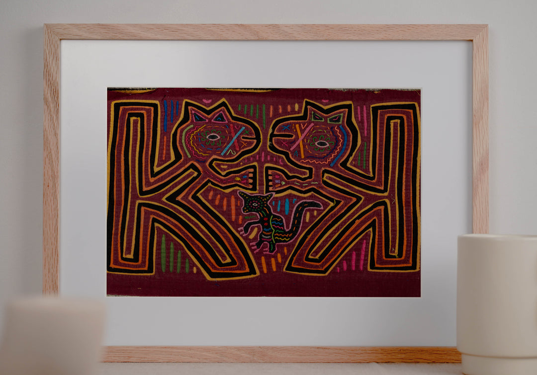 Machine-Stitched Classic Design Mola