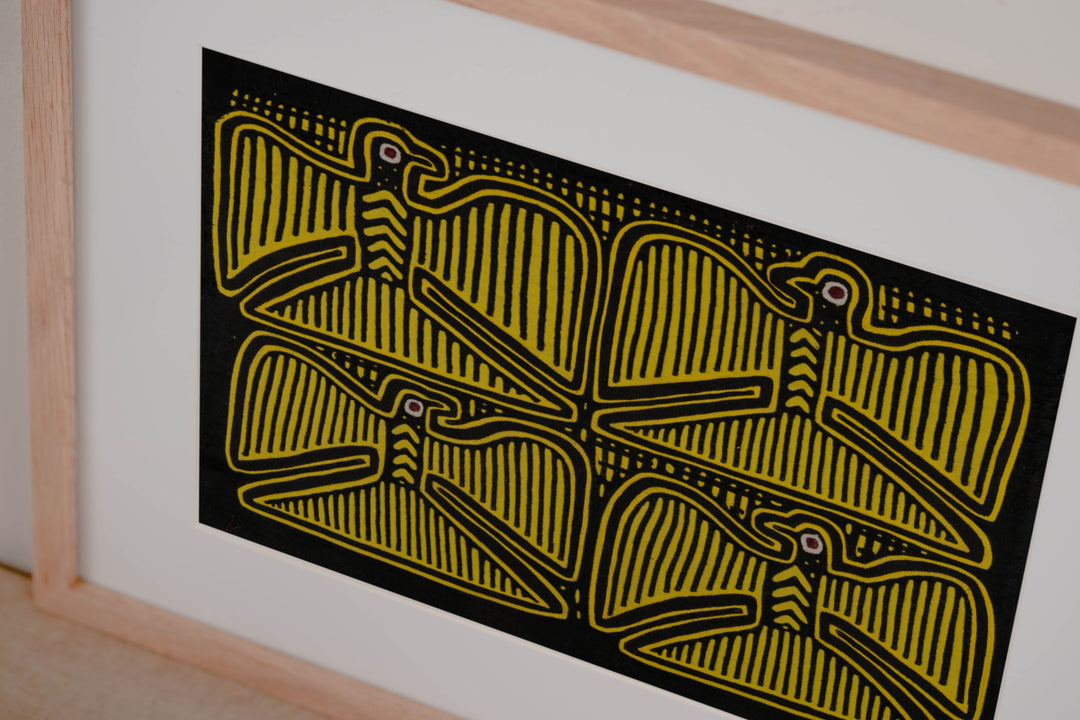 Black And Yellow Thunderbird Mola