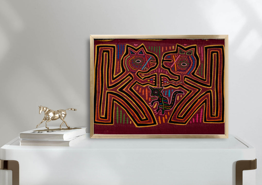 Machine-Stitched Classic Design Mola