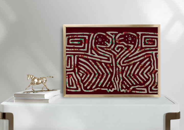 Burgundy And White Happy Swan Mola