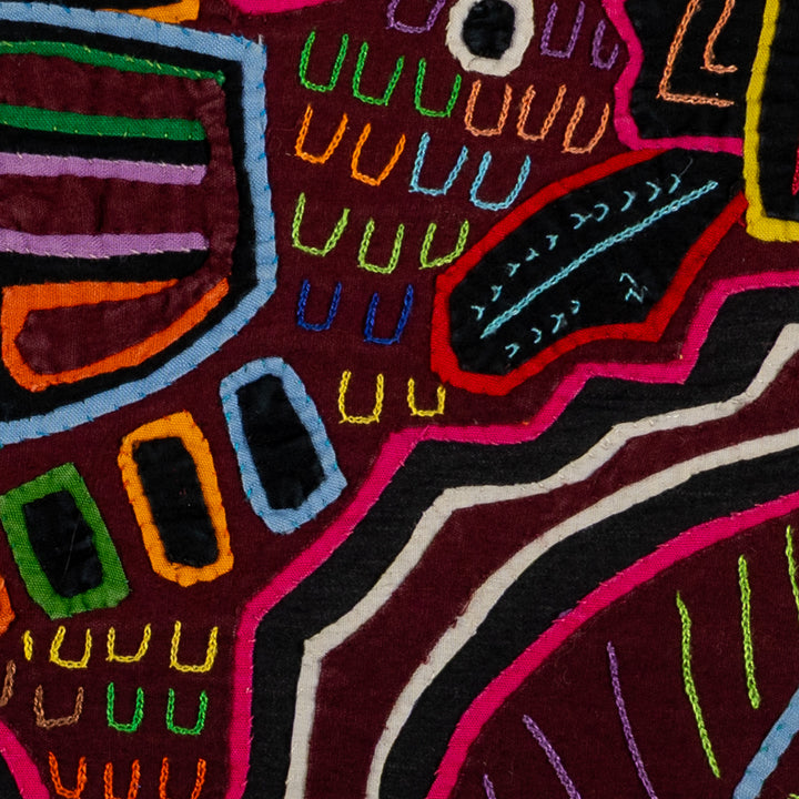 Burgundy Cock-a-Doodle-Doo Rooster Mola
