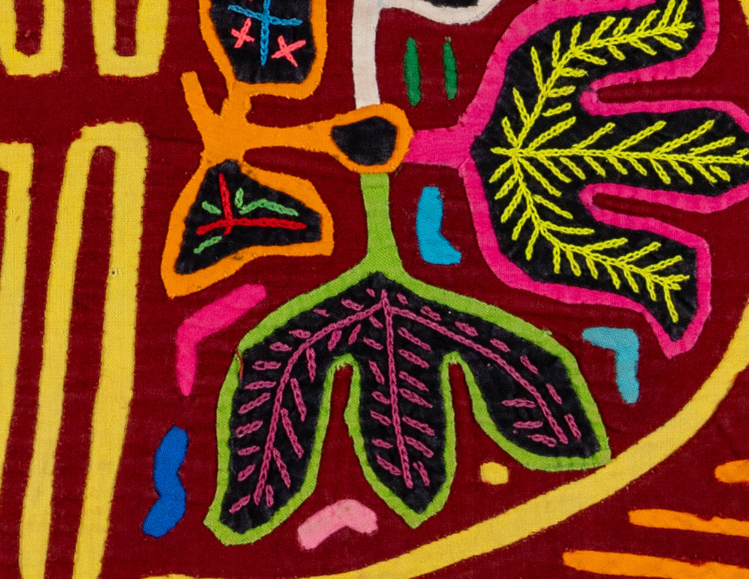 Burgundy And Yellow Garden Of Eden Mola
