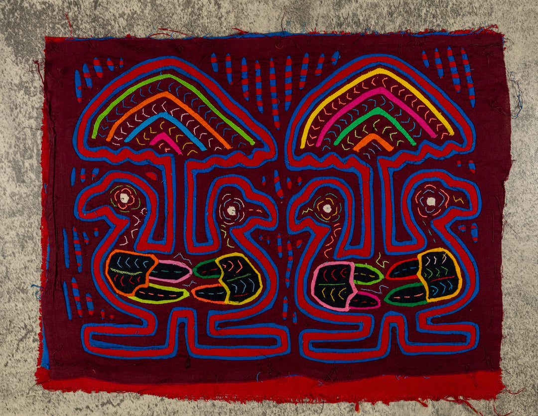 Maroon Water Off A Duck Back Mola