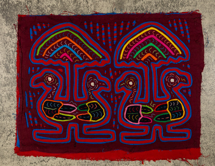 Maroon Water Off A Duck Back Mola