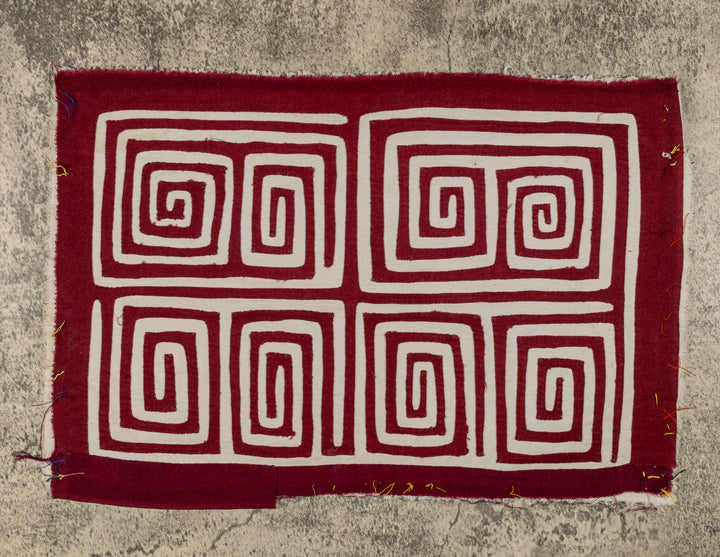 Burgundy And White Classic Design Mola