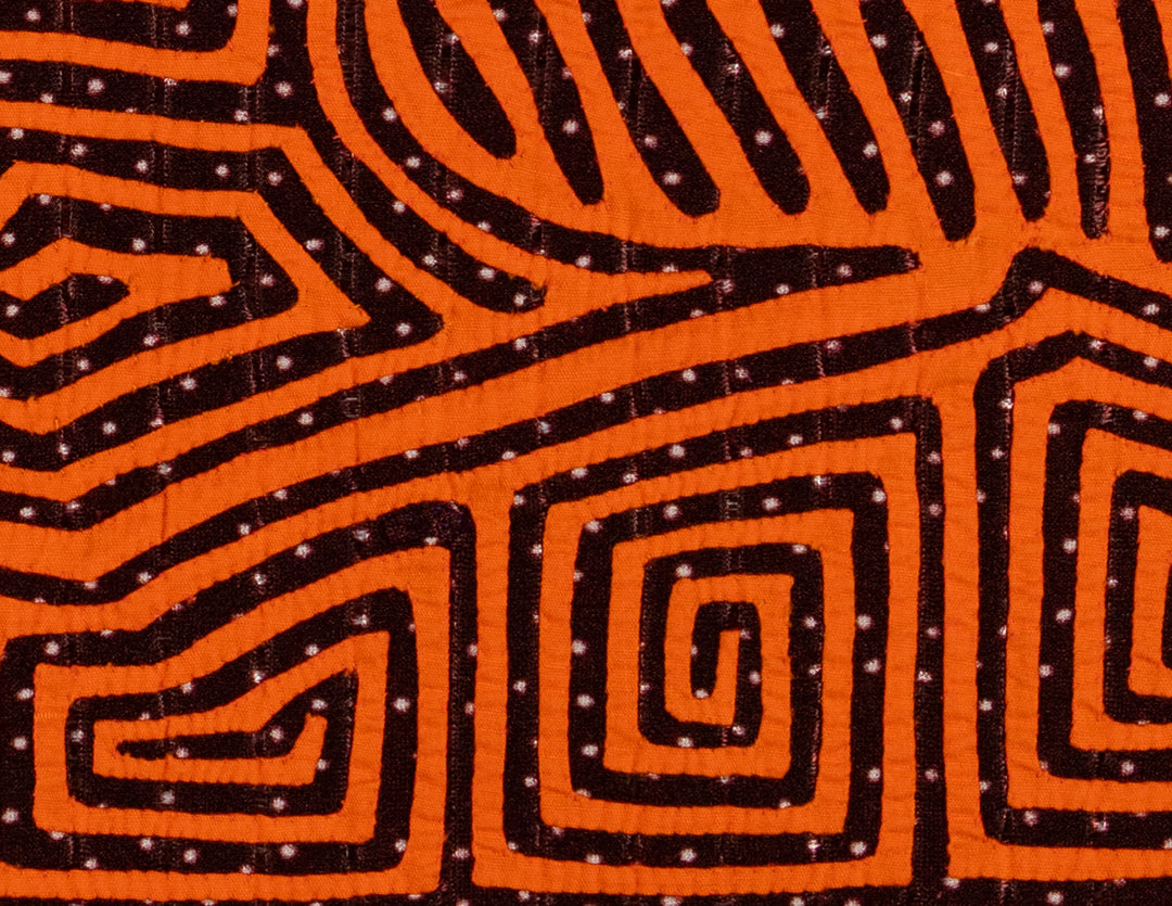Orange And Black Pok-a-dot Quail Bird Mola