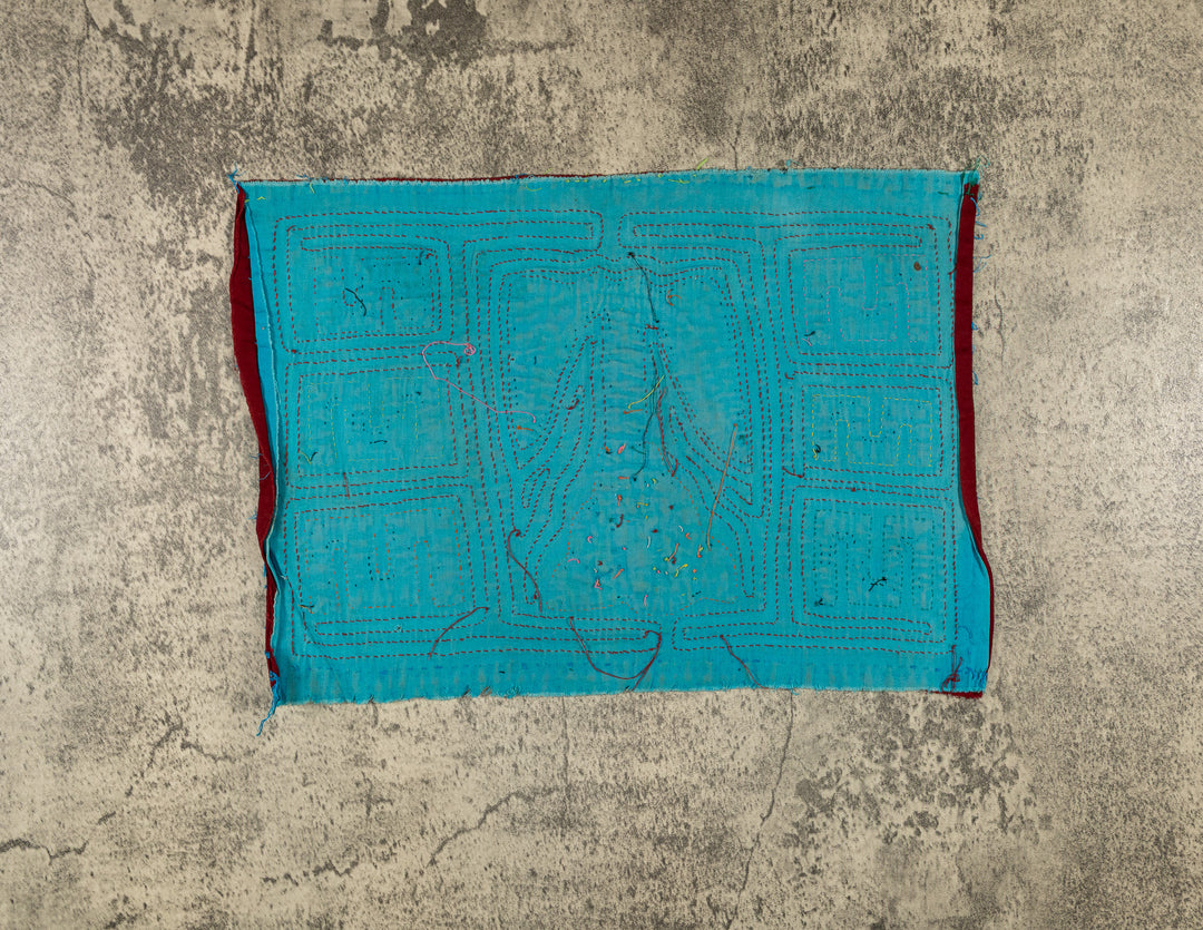 Burgundy And Turquoise Jungle Cat Mola