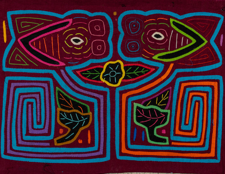 Burgundy And Blue Kissing Cousin Mola
