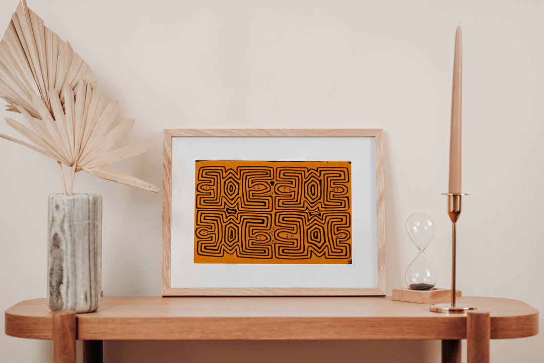 Orange And Gold Space Alien Mola
