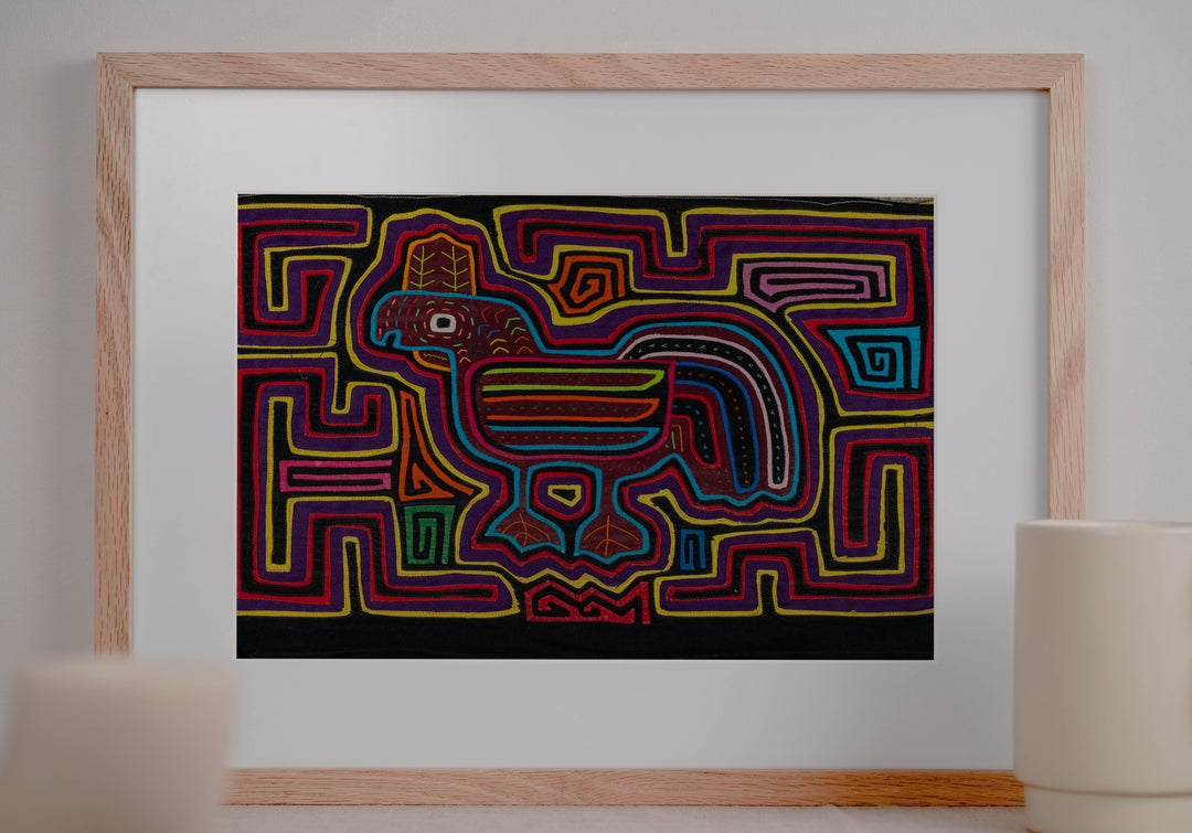 Machine-Stitched Classic Design Mola